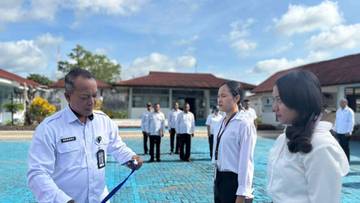Pesert Magang Terima Penyematan Pangkat