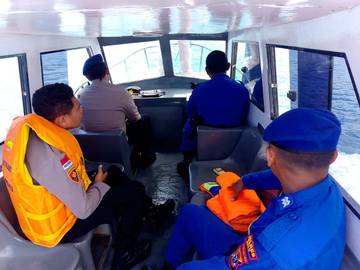 Cegah Kejahatan, Polairud Polres Belu Patroli Laut