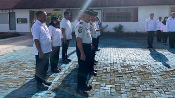Lapas Atambua Gelar Apel Perdana Awal Bulan