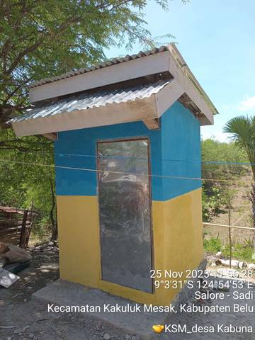 Desa Kabuna dapat 65 Unit Sanitasi dari PUPR