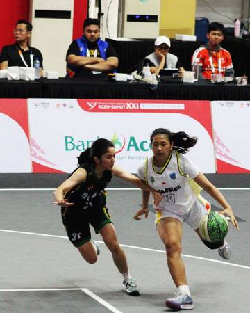 Basket Putri 3x3 PON Aceh-Sumut 2024 