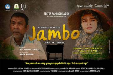 Rampagoe Aceh dalam Persembahkan Pertunjukan teater jambo "Luka Tak Teraba"