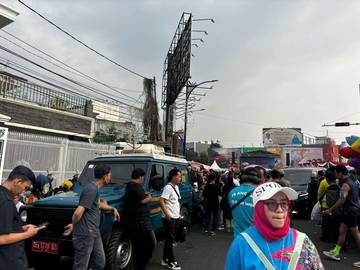  LPP RRI Meriahkan Jalan Sehat HUT Bandarlampung 