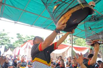 Polda Lampung Ajak Kicau Mania Perangi Perdagangan Ilegal Satwa Liar