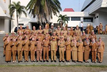 Pj. Gubernur Lampung Samsudin Ikuti Apel Perdana