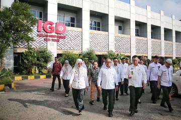  Pj. Gubernur Lampung Melakukan Kunker ke RSUD Abdoel Moelek