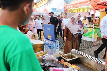 Gelaran Festival Kuliner Jelajah Nusantara di Perpustakaan Daerah Provinsi Lampung