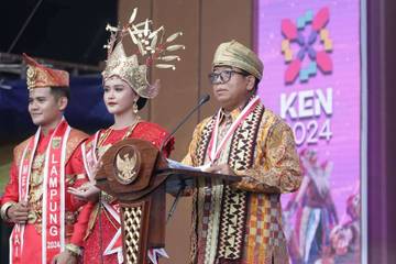 Pj. Gubernur Lampung Buka  Krakatau Festival 2024