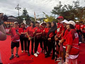 Wali Kota Bandarlampung Hadiri Krakatau PSMTI Run
