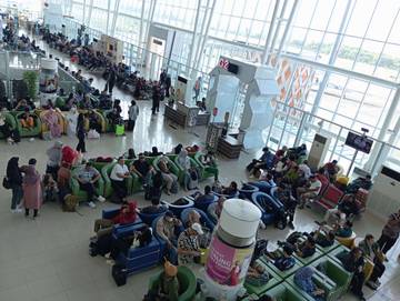 Pergerakan Penumpang di Bandara Radin Inten II Naik 