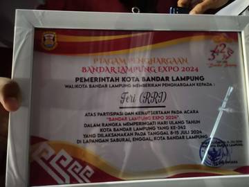 Reporter RRI Bandarlampung Raih Piagam Penghargaan dari Pemkot