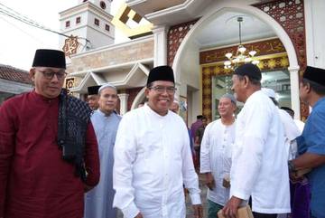 Usai Subuhan, Pj. Gubernur Samsudin Sapa Warga Bandarlampung