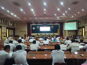 Pemprov Lampung Rapat Persiapan Peringatan HUT ke-79 RI