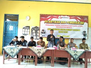 Pelantikan PTPS Kecamatan se-Mesuji