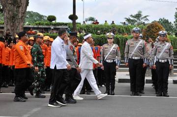Apel Siaga Bencana Polda dan Pemprov Jawa Barat