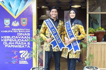 Naga Banjar dan Putra Putri Pariwisata Meriahkan Kampung Banjar