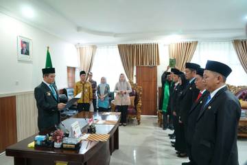 Enam Pejabat Pemprov Bengkulu Dilantik