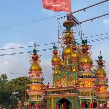 Keluarga Tabut Budaya Dukung Tabut di Sport Center