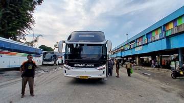 H-1 Lebaran, Terminal Baranangsiang  Bogor Didomiasai Pemudik Tujuan Jateng dan Jatim