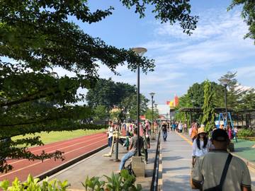 Menikmati Sisa Libur Lebaran Berwisata Di Alun-Alun Kota Bogor