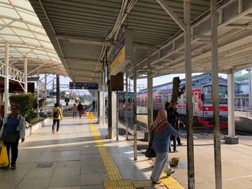 Stasiun Bogor Ramai di Akhir Libur Lebaran 
