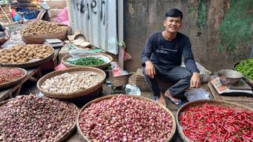 Sempat Membuat Ibu-Ibu Menjerit Harga Bawang Merah Mulai Turun