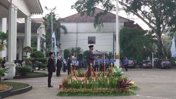 Pj Walikota Bogor Pimpin Upacara Peringatan Hari Lahir Pancasila