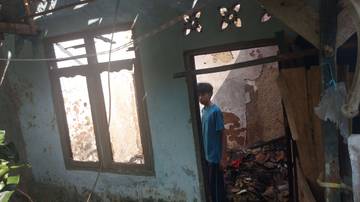 Kondisi Rumah Warga Lebak Gudang Kebakaran Malam Jumat 