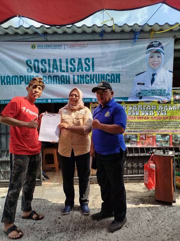 Kades Ciomas Rahayu Wujudkan Desa Ramah Lingkungan
