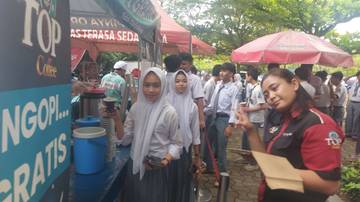 Antrian Kopi Gratis Kita Indonesia RRI Bogor