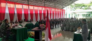 Ditunjuk Sebagai Wadanpussenkav Kodiklatad, Danrem 032 Wirabraja Brigjen TNI Rayen Obersyl Pamit di Kodim 0304/Agam