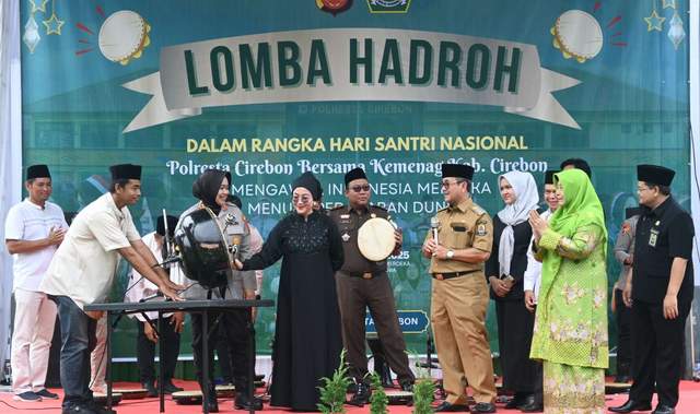 Sinergi Polresta dan Pemkab Cirebon Peringati Hari Santri