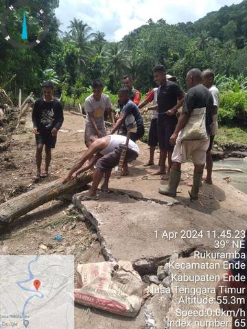 Banjir dan Tanah Longsor di Sejumlah Wilayah di Kabupaten  Ende