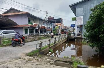 Pasang Sungai Kapuas, Sejumlah Wilayah di Sanggau Tergenang