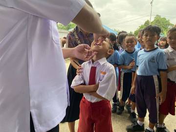 Kegaiatan Sub PIN Polio di Puskesmas Balai Karangan