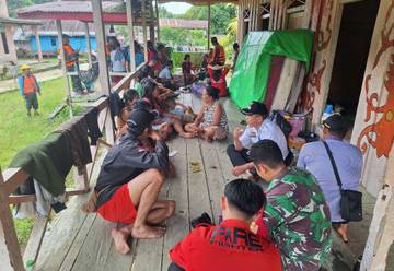 BPBD Sanggau Pantau Banjir di Mengkiang dan Kambong 