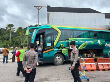 Pengamanan Balik Lebaran Melalui Posyan Terpadu PLBN Entikong