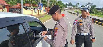 Polsek Entikong Gencarkan Razia Jalur Lintas Negara