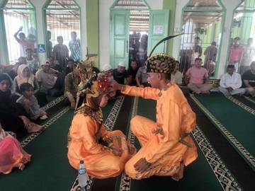 Napi Lapas Pohuwato Ijab Kabul di Masjid Lapas