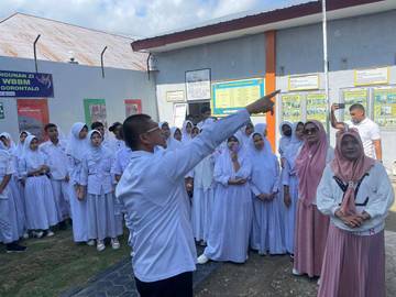  LPKA Gorontalo Terima Kunjungan Siswa SMPN 2