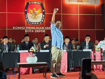 Chandra Rahmansyah, Calon Wakil Wali Kota Ambil Nomor Urut