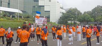 FOKBI Dan KEMENPAREKRAF Adakan Senam Bersama