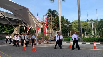 Peserta Seleksi CPNS di Kantor Walikota Jaksel 