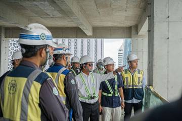 Direktur Utama BSI Tinjau Pembangunan BSI Tower