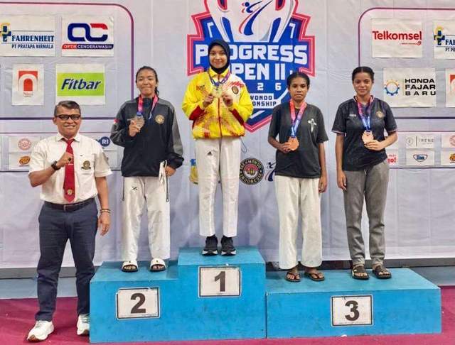 ‎Personel Polresta Ukir Prestasi di Taekwondo