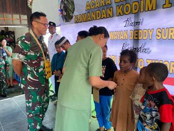 Lepas Sambut Komandan Kodim 1703/Deiyai 