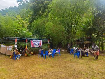 Situasi Pencoblosan Pilkada di TPS Kampung Kayu Batu 