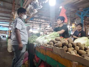 Satgas Pangan Polresta Lakukan Koordinasi, Monitoring Ketersediaan dan Stabilitas Harga Sembako