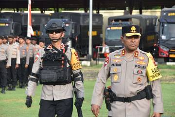 Polda Papua Gelar Pasukan Pengamanan Lebaran