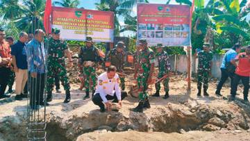 Danrem 172/PWY Bantu Anak Kurang Mampu Bangun Asrama